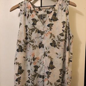 Large Floral tank